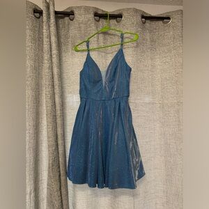 Blue Sparkling Homecoming dress! Size 7/8